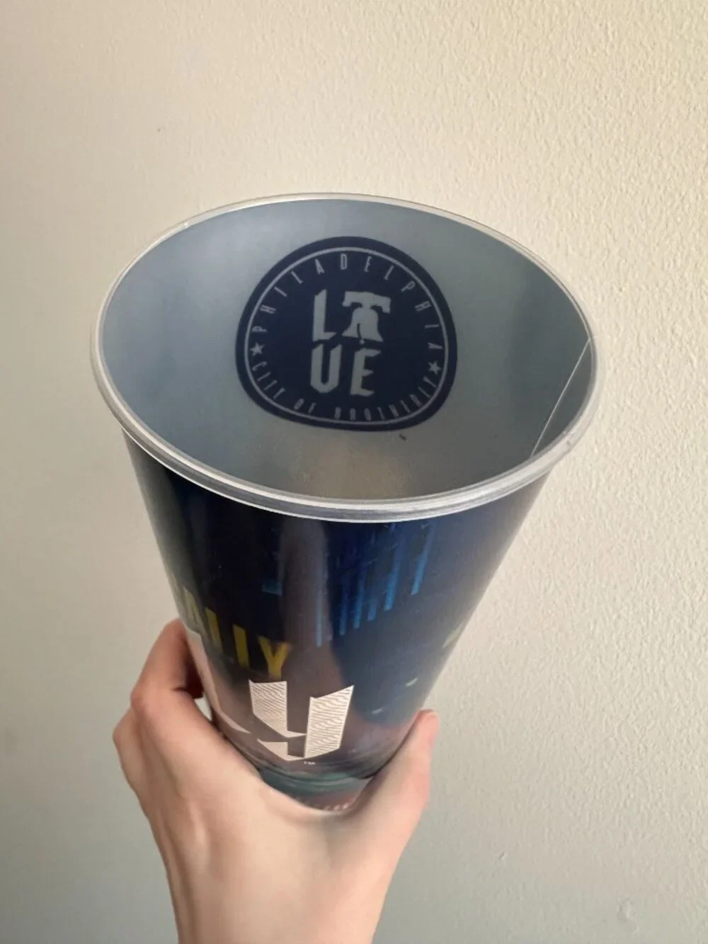 PHILLIES Unapologetically Philly City Connect Blue 2025 Souvenir Cup & Lid 44oz